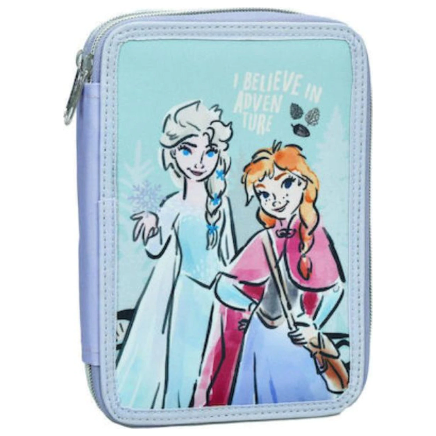 Disney Frozen pouzdro na tužky s dvojitým patrem naplněné dobrodružstvím fotografii produktu