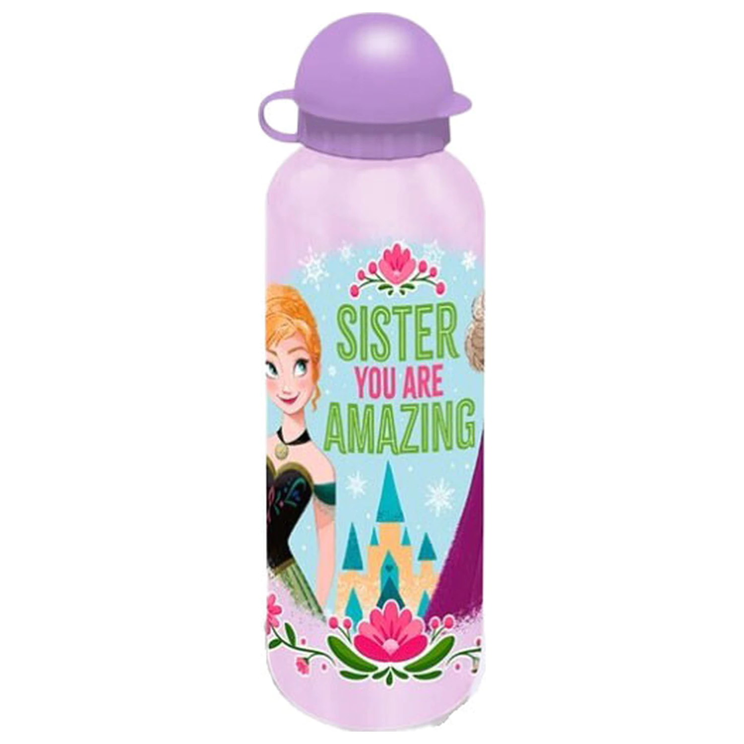 Disney Frozen Amazing Sister hliníková láhev na vodu 500 ml fotografii produktu
