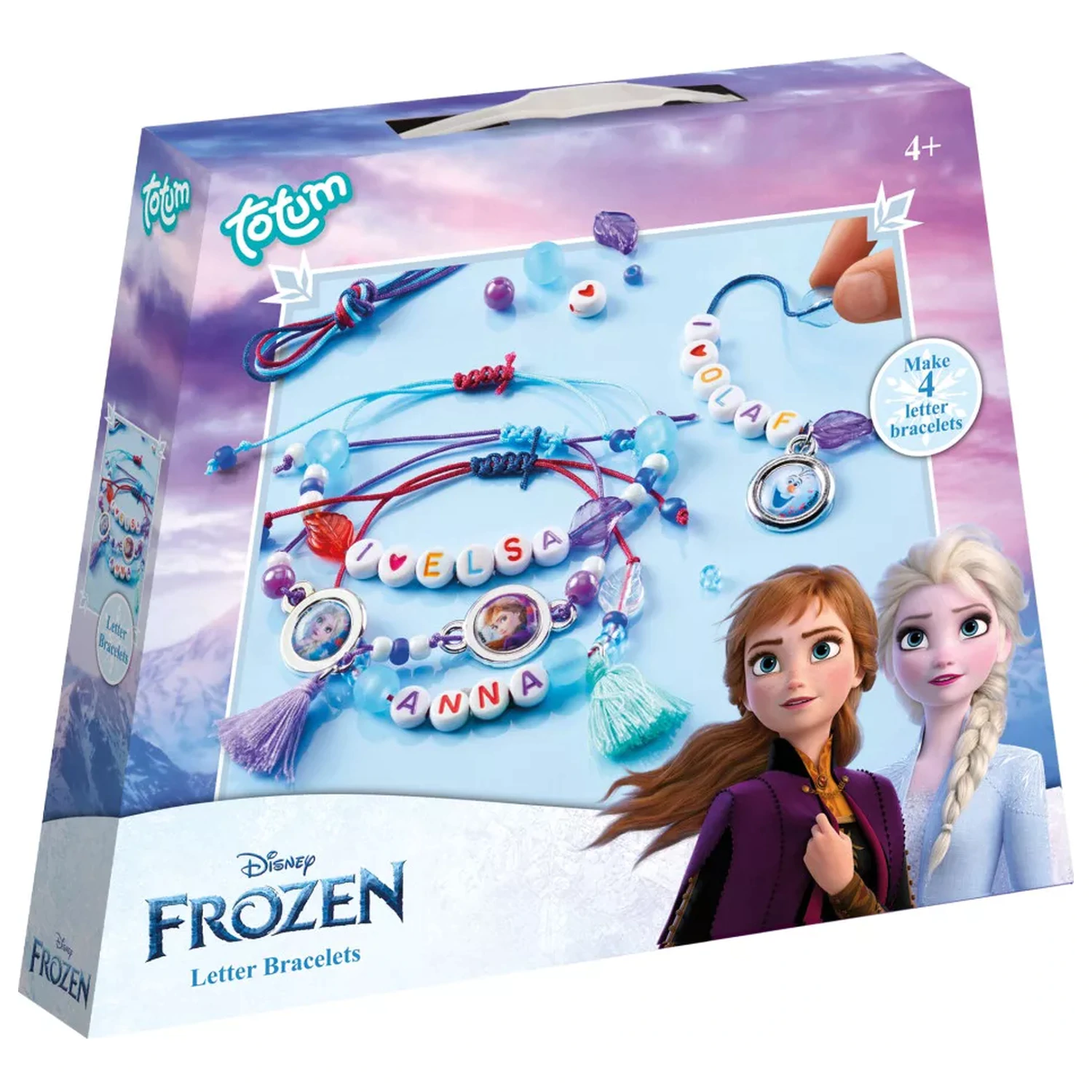 Disney Frozen Destiny sada na výrobu náramků s písmeny fotografii produktu
