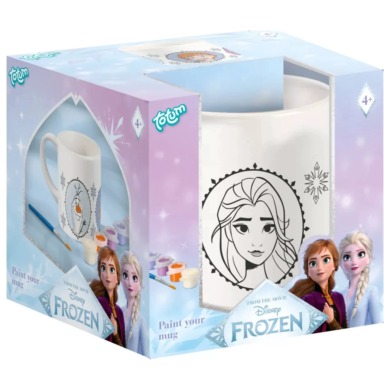Disney Frozen Destiny malovatelný porcelánový hrnek 235 ml fotografii produktu