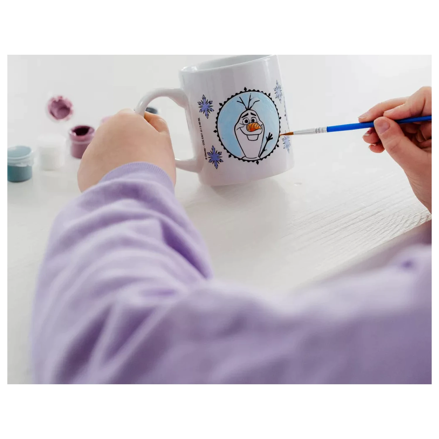 Disney Frozen Destiny malovatelný porcelánový hrnek 235 ml fotografii produktu