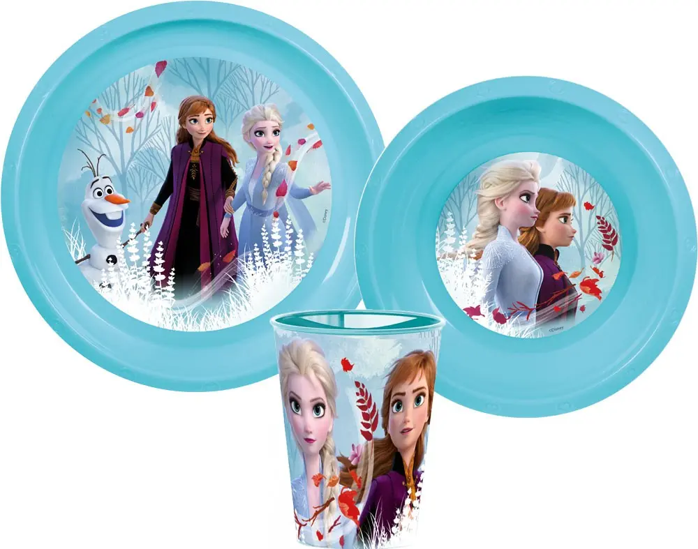 Disney Frozen jídelní souprava, plastová souprava fotografii produktu