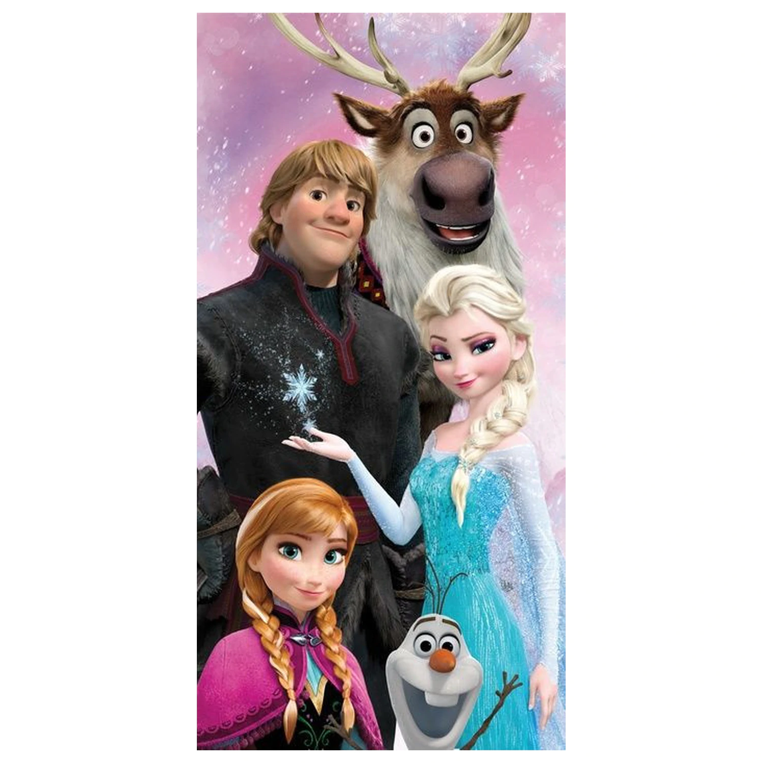 Disney Frozen rodina a přátelé osuška, plážová osuška fotografii produktu