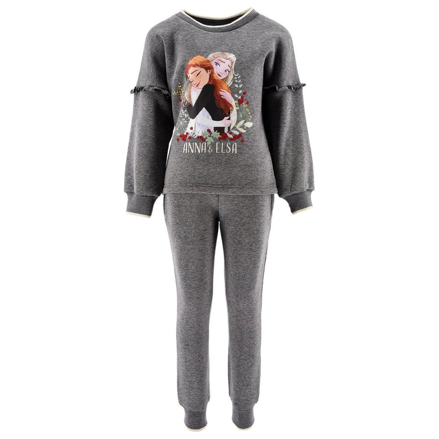 Disney Frozen Fondness Grey Dětská flitrová tepláková souprava, jogging set fotografii produktu