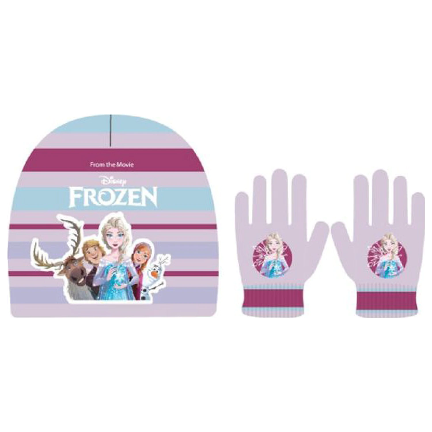 Disney Frozen Friends Dětská čepice a rukavice sada fotografii produktu