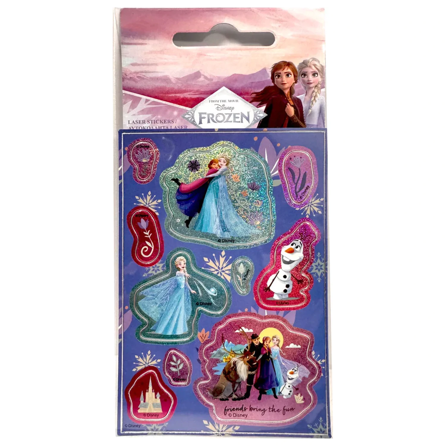 Disney Frozen Friends Hug holografická sada samolepek fotografii produktu