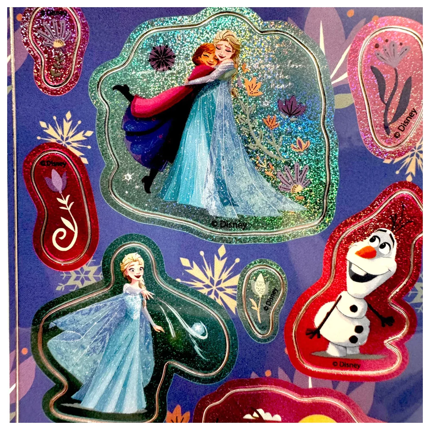 Disney Frozen Friends Hug holografická sada samolepek fotografii produktu