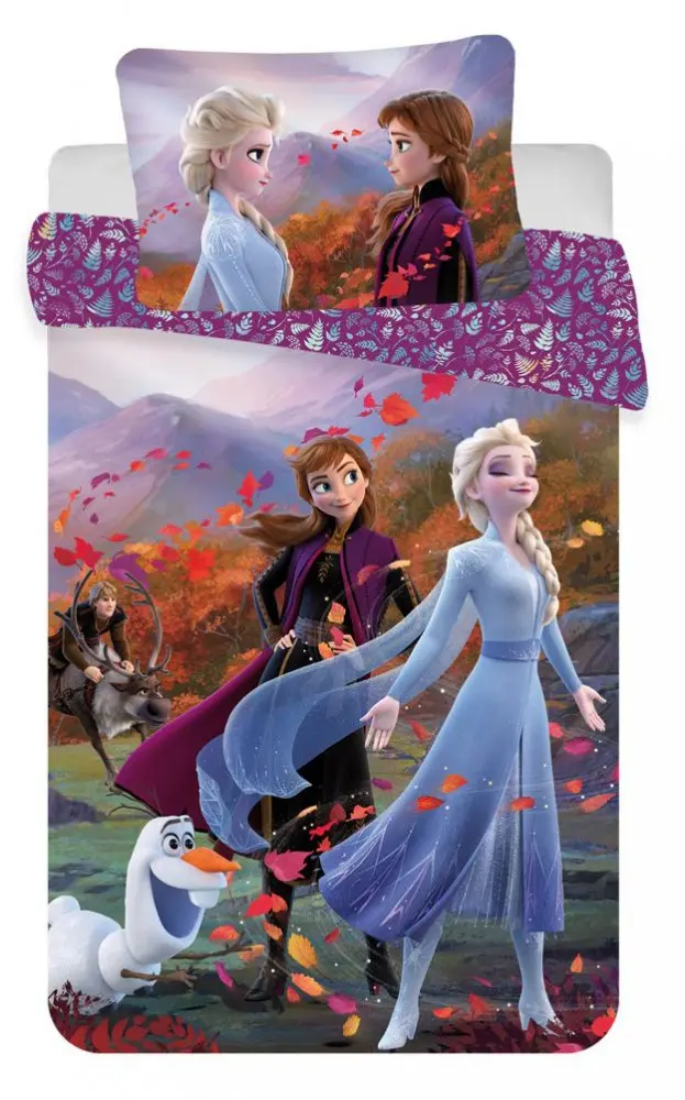 Disney Frozen dětská povlak na přikrývku 100x135 cm, 40x60 cm fotografii produktu