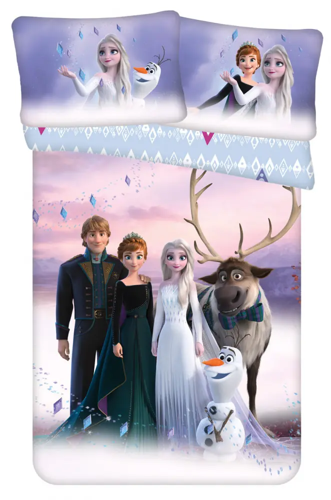 Disney Frozen Dětská přikrývka 100x135 cm, povlak na polštář 40x60 cm fotografii produktu