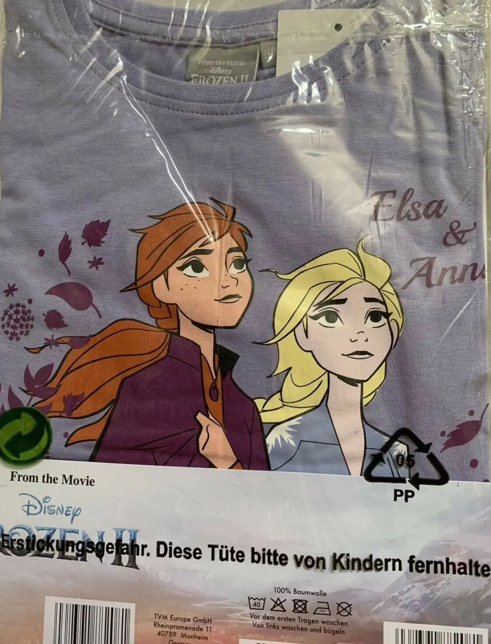 Disney Frozen dětský top s dlouhým rukávem fotografii produktu