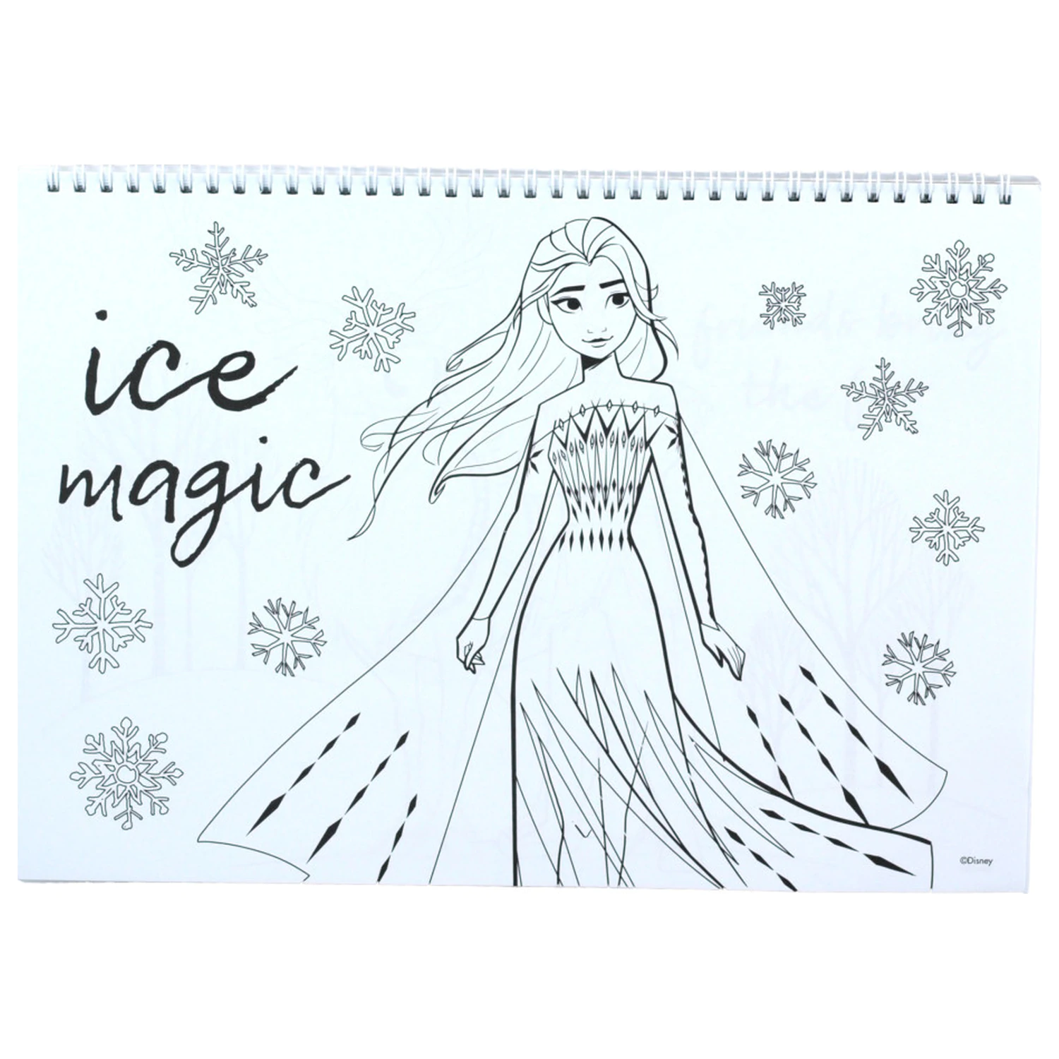 Disney Frozen Heart A/4 spirálový skicák 40 listů se samolepkami fotografii produktu