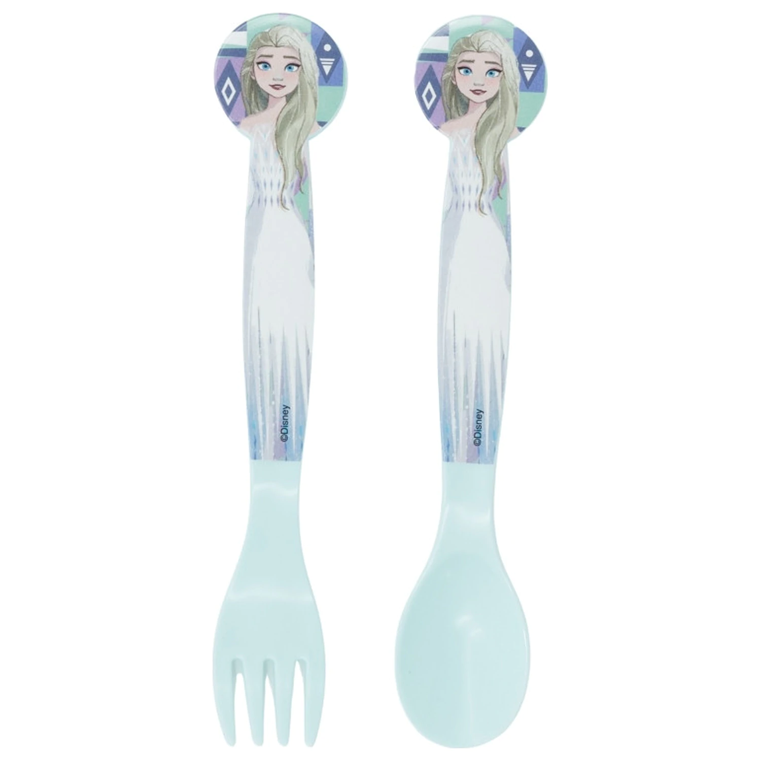 Disney Frozen Ice Magic plastová sada příborů - 2 kusy fotografii produktu