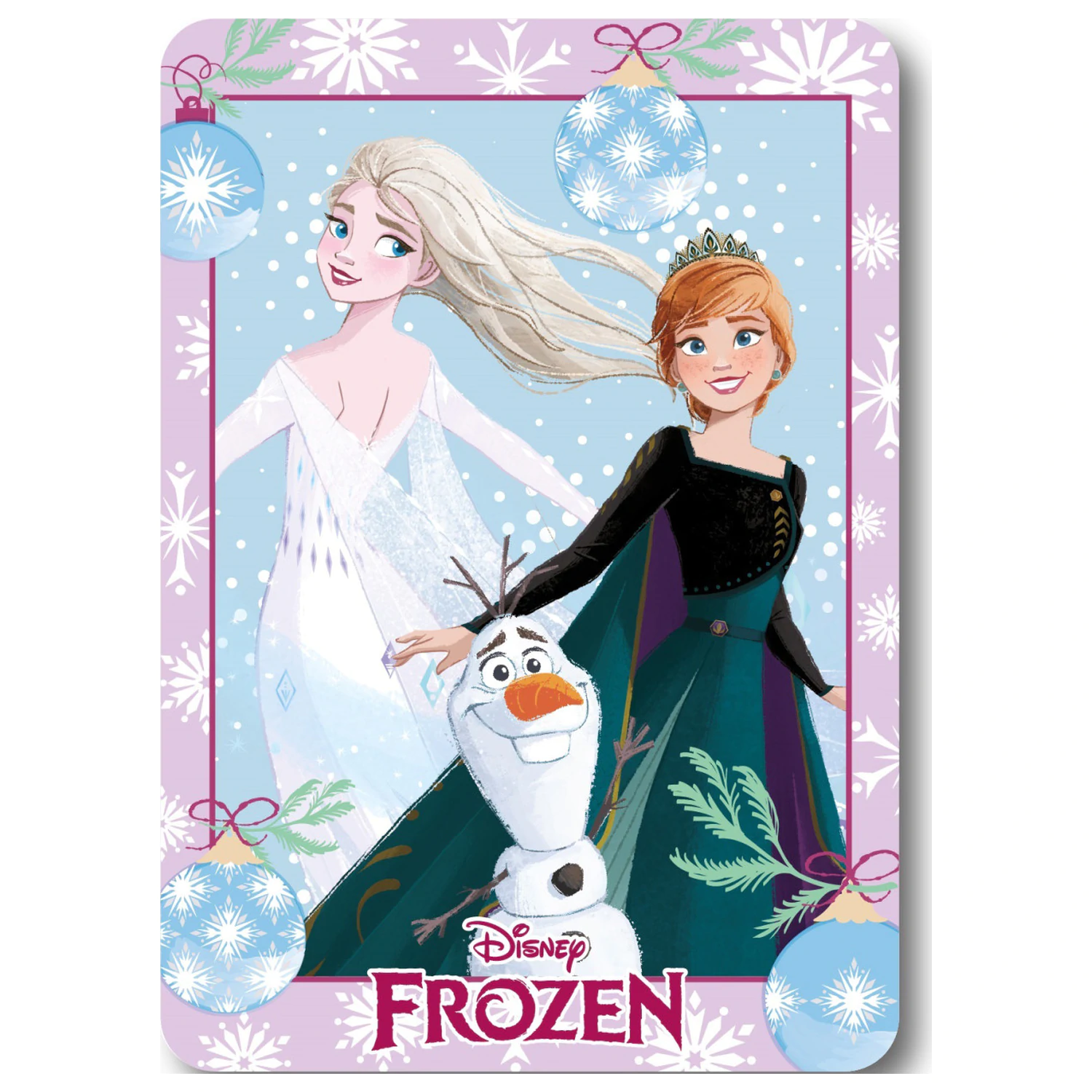 Disney Frozen vánoční fleecová deka fotografii produktu