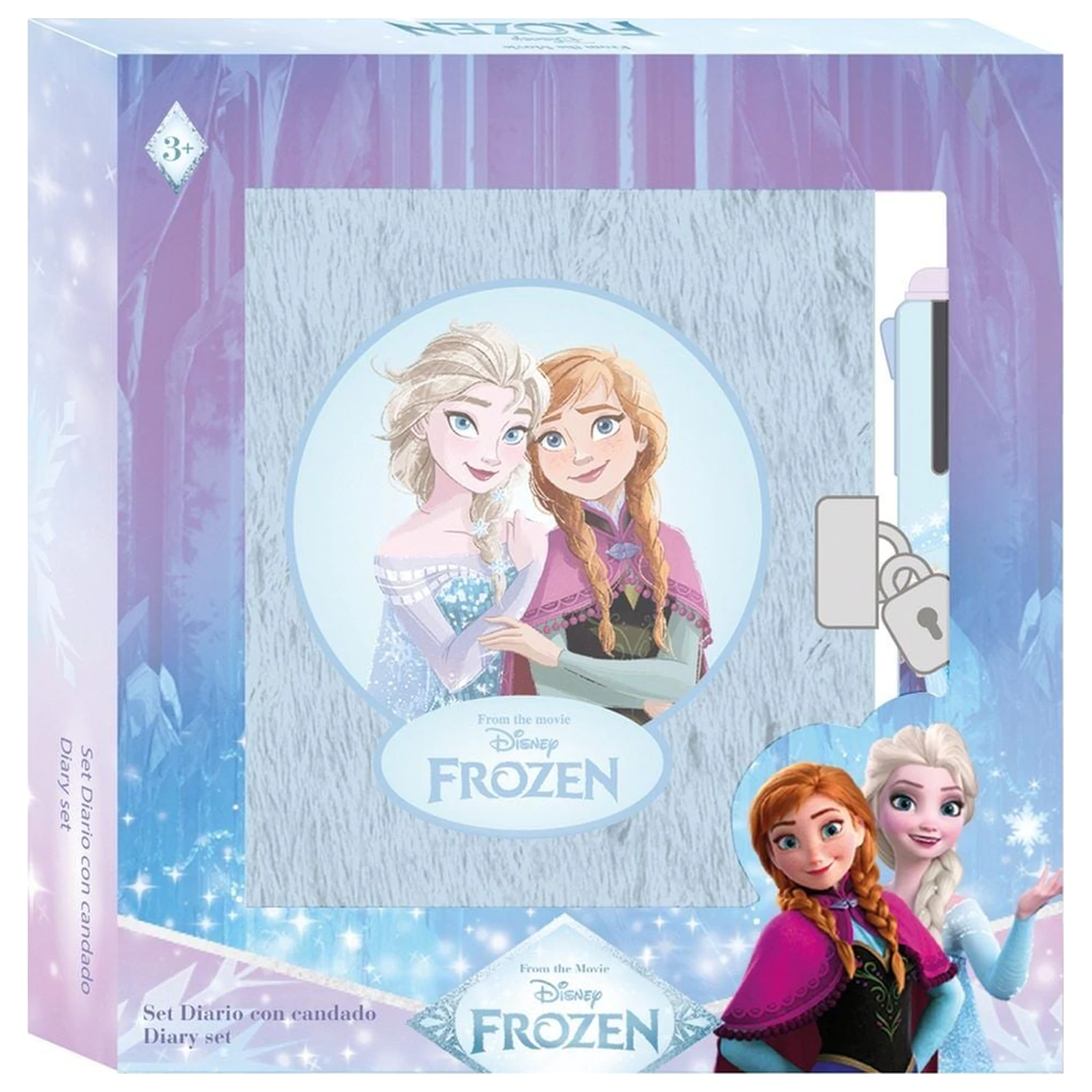 Disney Frozen deník + 4barevné pero fotografii produktu