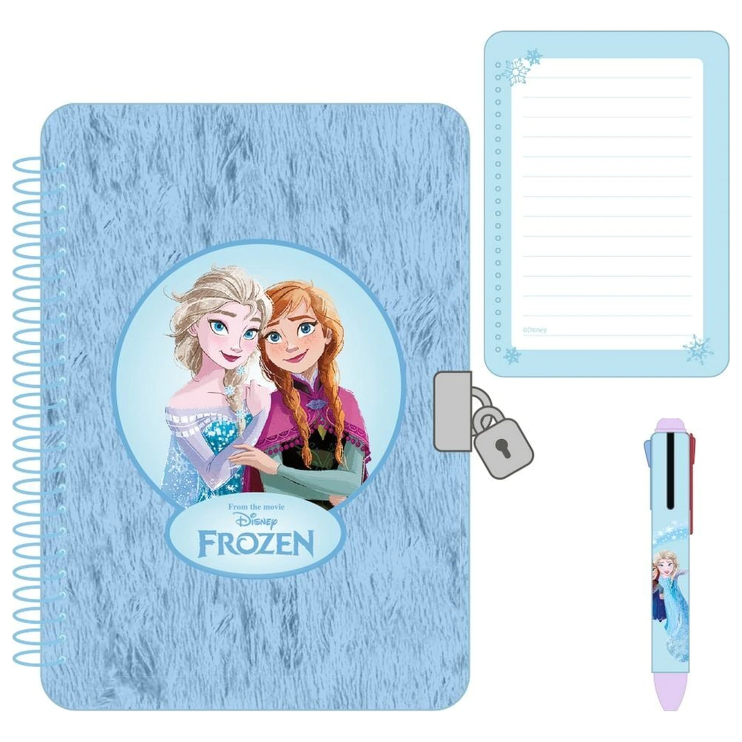 Disney Frozen deník + 4barevné pero fotografii produktu
