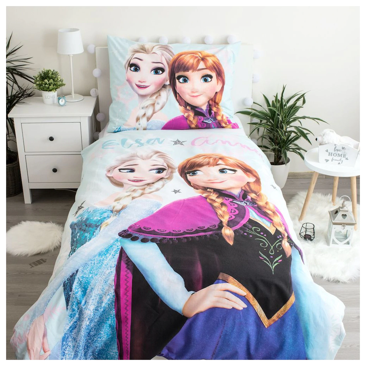 Disney Frozen Světle modrý povlak na peřinu fotografii produktu