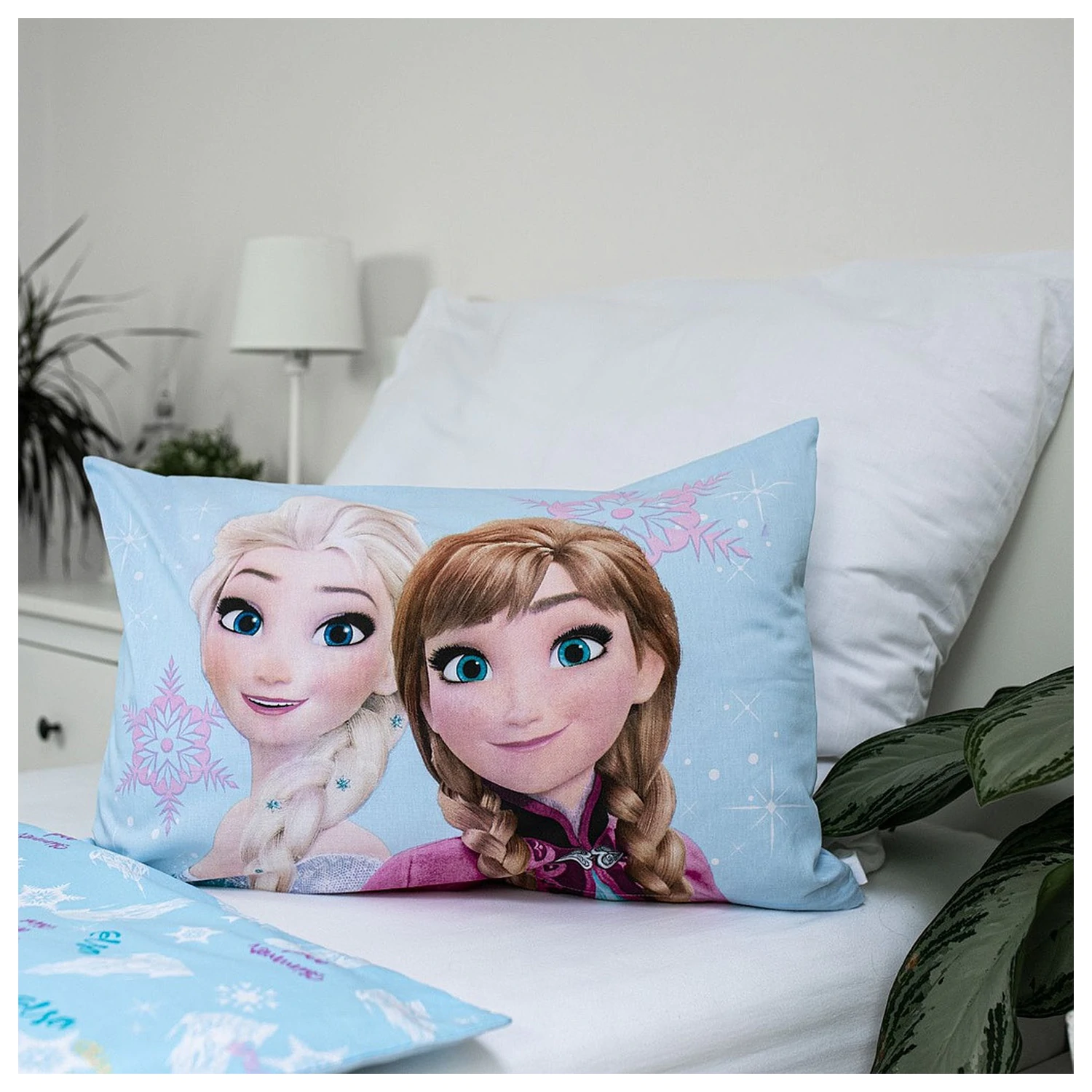 Disney Frozen světle modrý dětský/předškolní povlak na peřinu fotografii produktu
