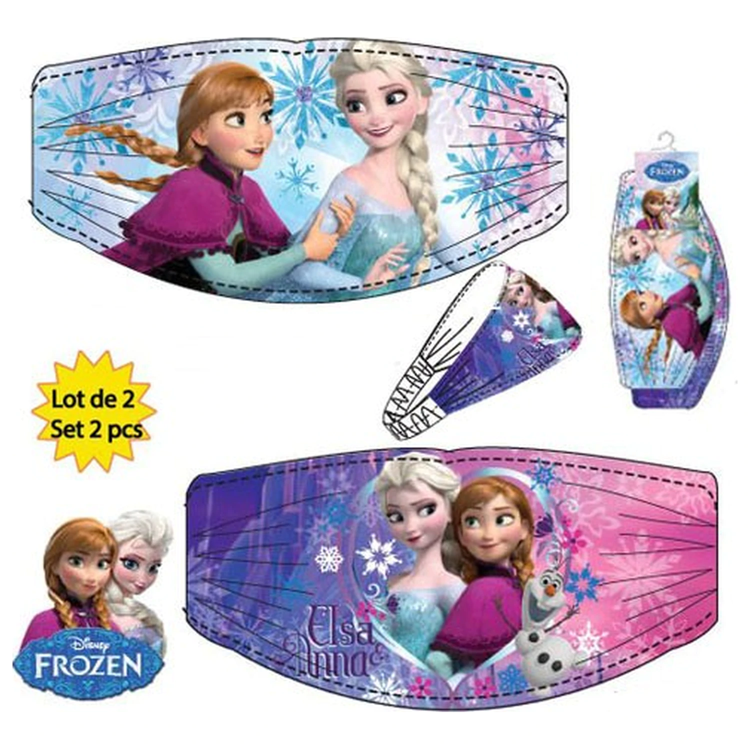 Disney Frozen Magic 2dílná sada gumiček do vlasů fotografii produktu