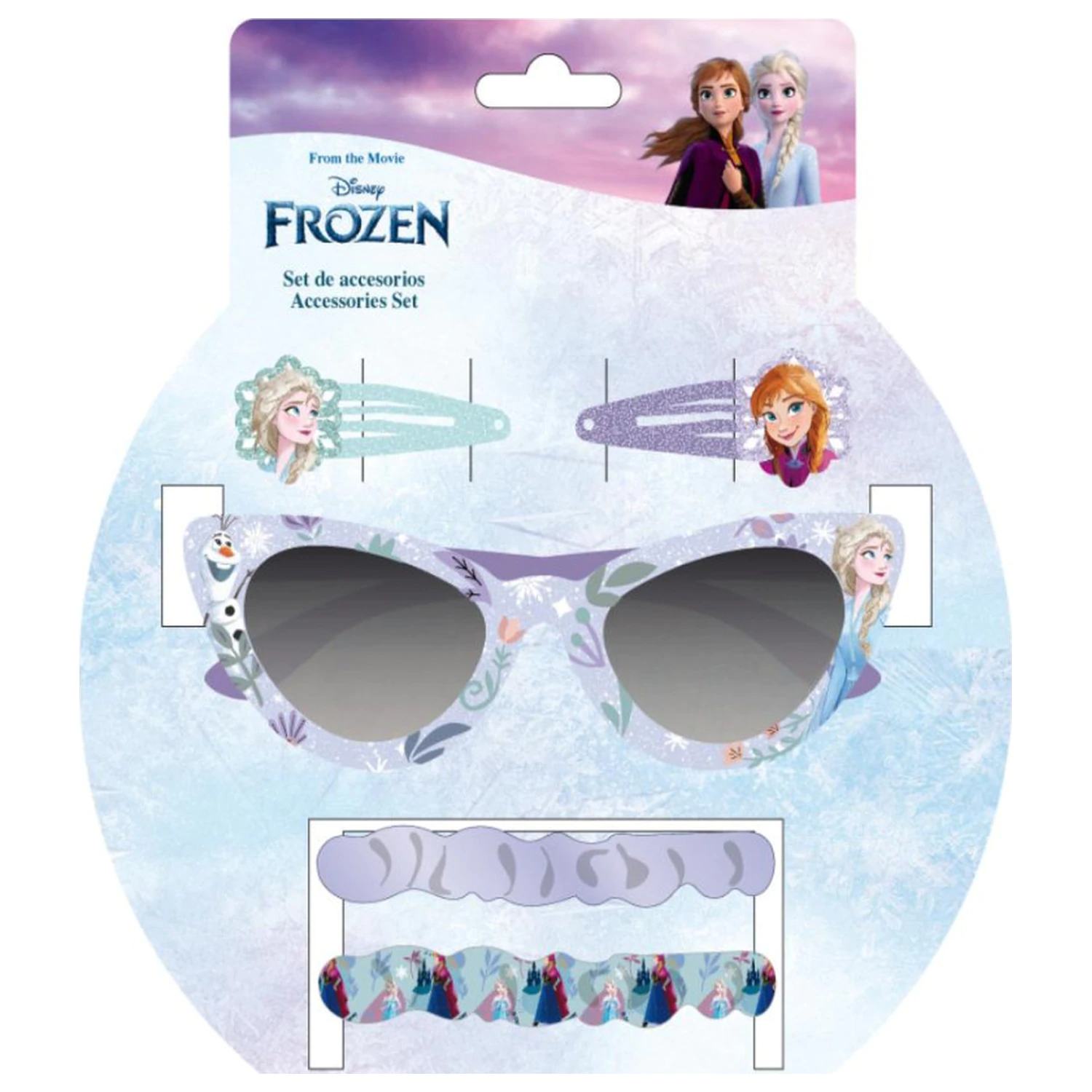 Disney Frozen Magické sluneční brýle a sada vlasových doplňků fotografii produktu
