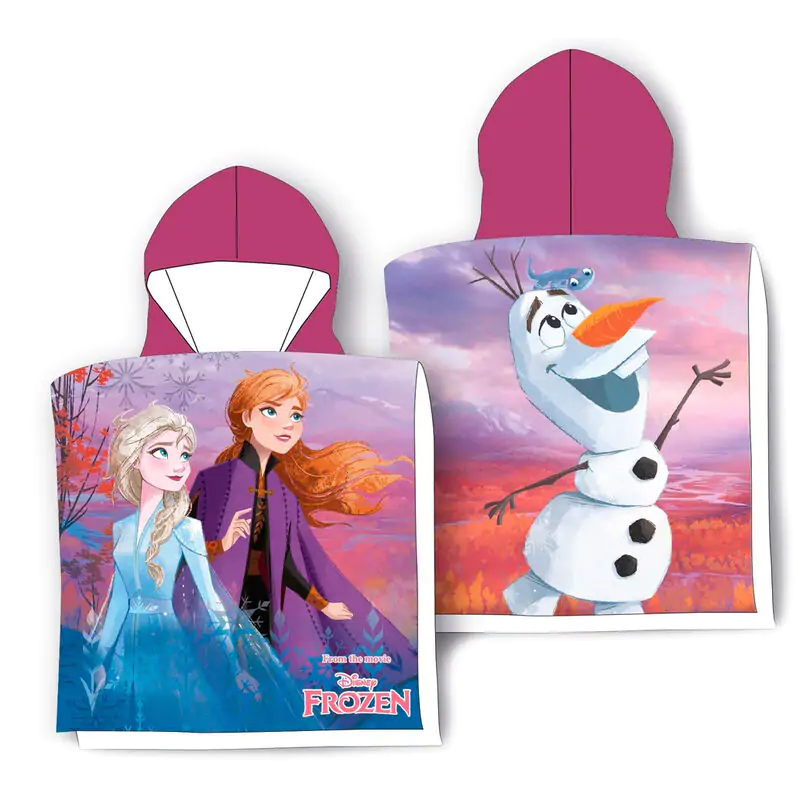 Disney Frozen mikrovláknový pončo ručník fotografii produktu