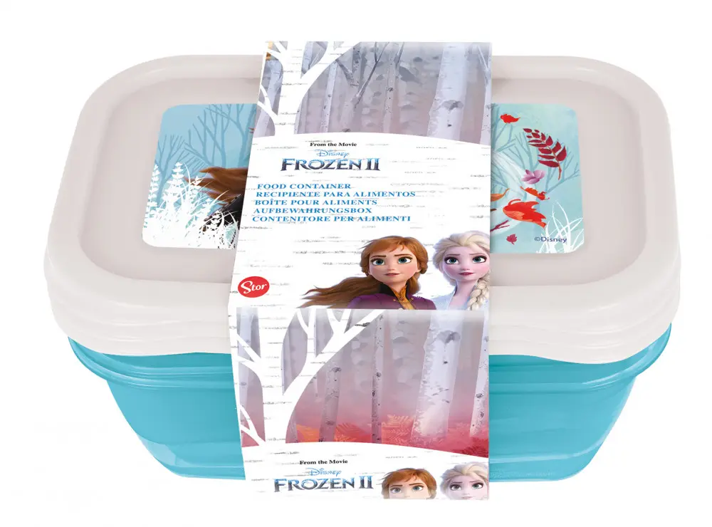 Disney Frozen plastová sada 3 boxů na oběd fotografii produktu