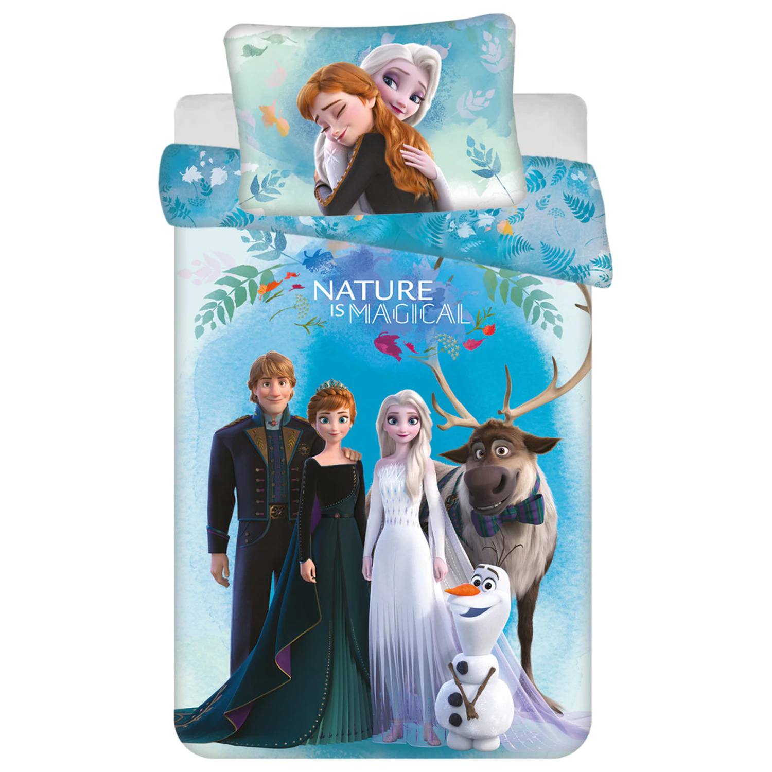 Disney Frozen Příroda je magická dětský, batolecí povlak na peřinu fotografii produktu