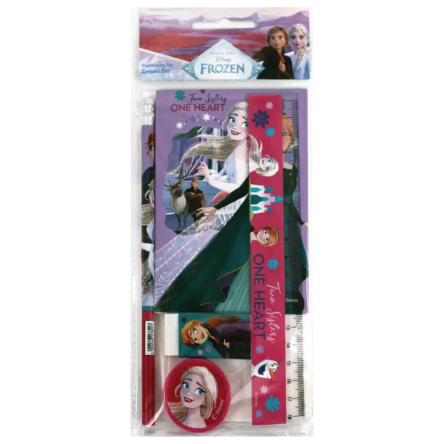 Disney Frozen One Heart Sada psacích potřeb 5 kusů fotografii produktu