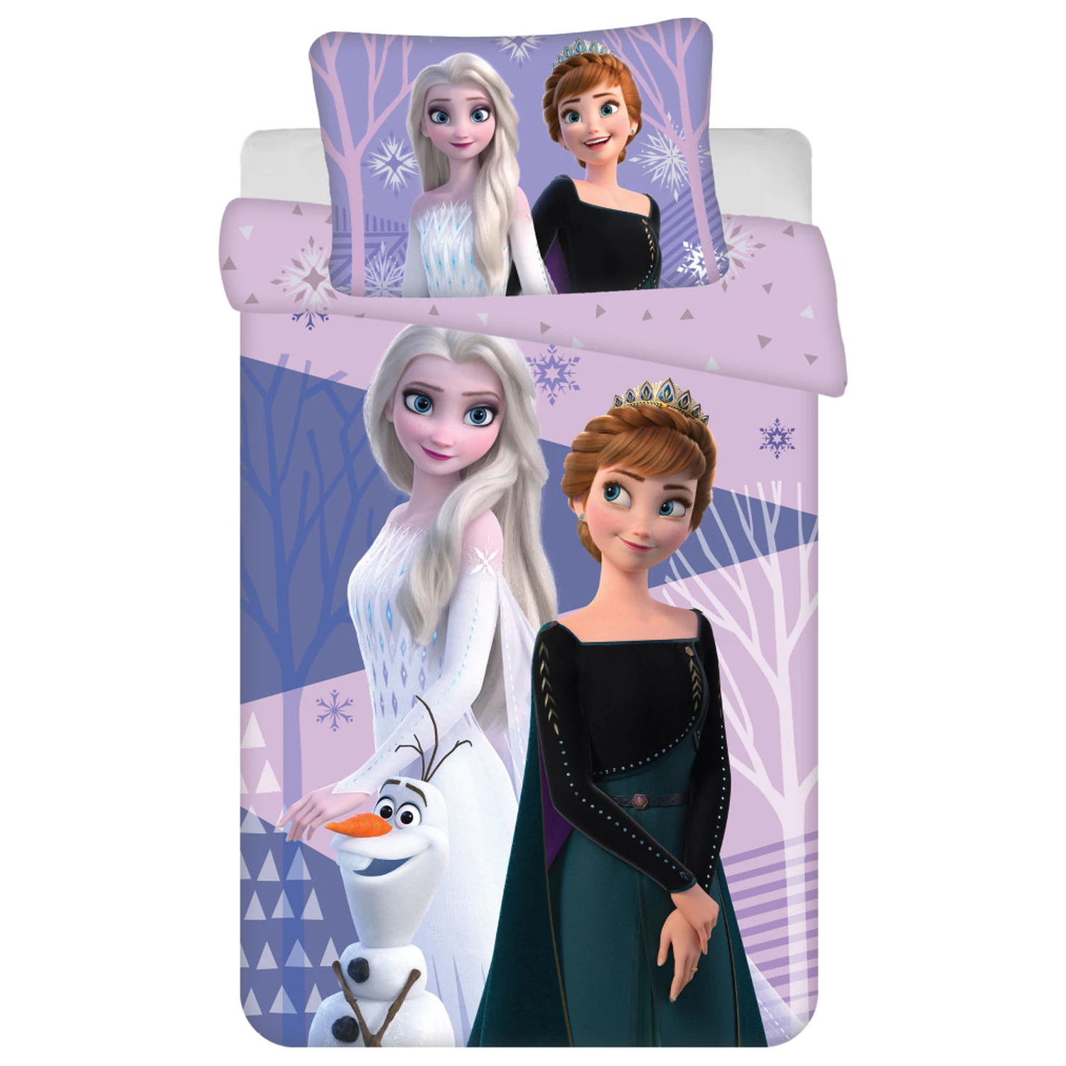 Disney Frozen Fialový Dětský, Předškolní povlak na peřinu fotografii produktu