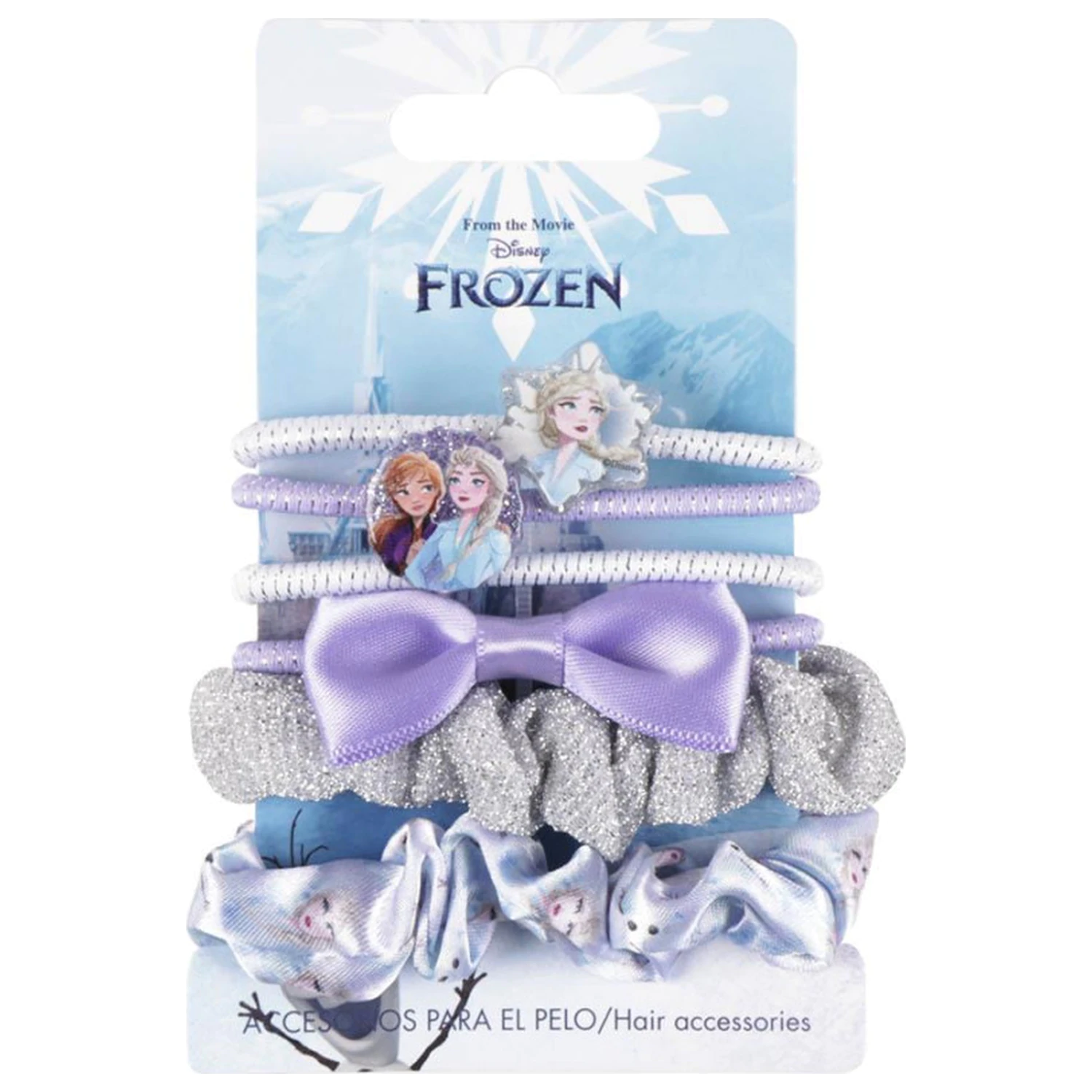 Disney Frozen Royal Set gumiček do vlasů, 6 kusů fotografii produktu