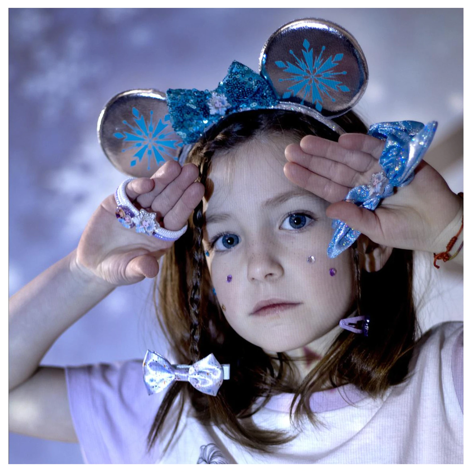 Disney Frozen Royal Set gumiček do vlasů, 6 kusů fotografii produktu