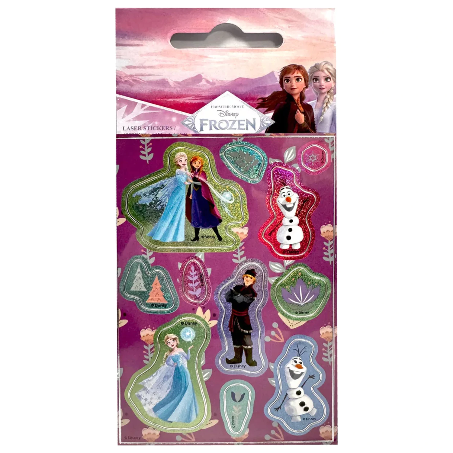 Disney Frozen Snowburst Holografické nálepky sada fotografii produktu