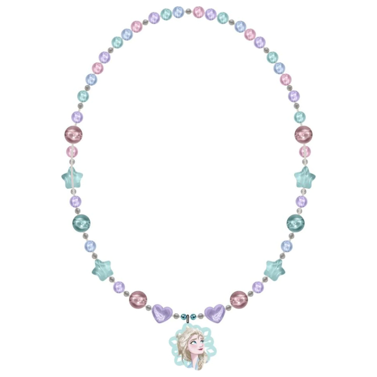 Disney Frozen Snowflakes korálkový náhrdelník fotografii produktu