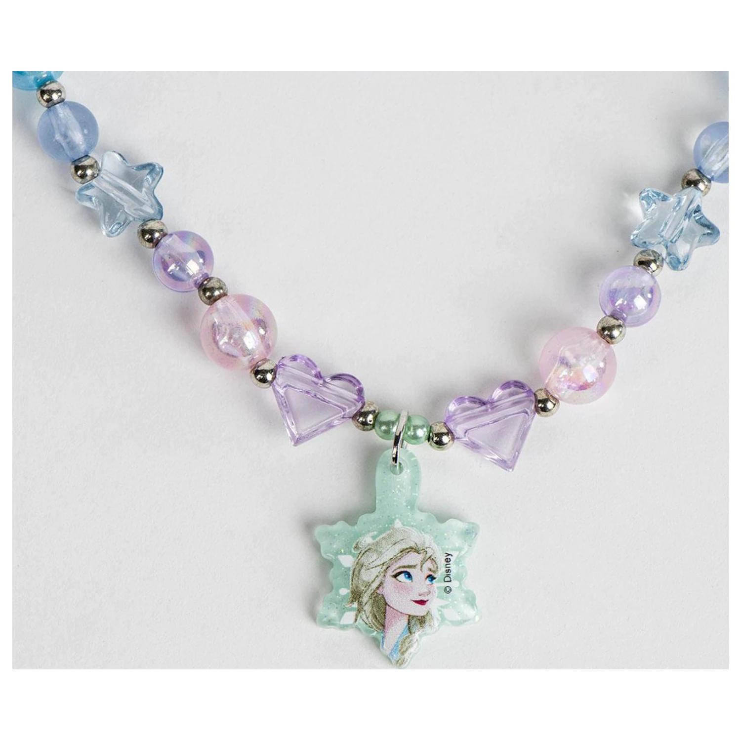 Disney Frozen Snowflakes korálkový náhrdelník fotografii produktu