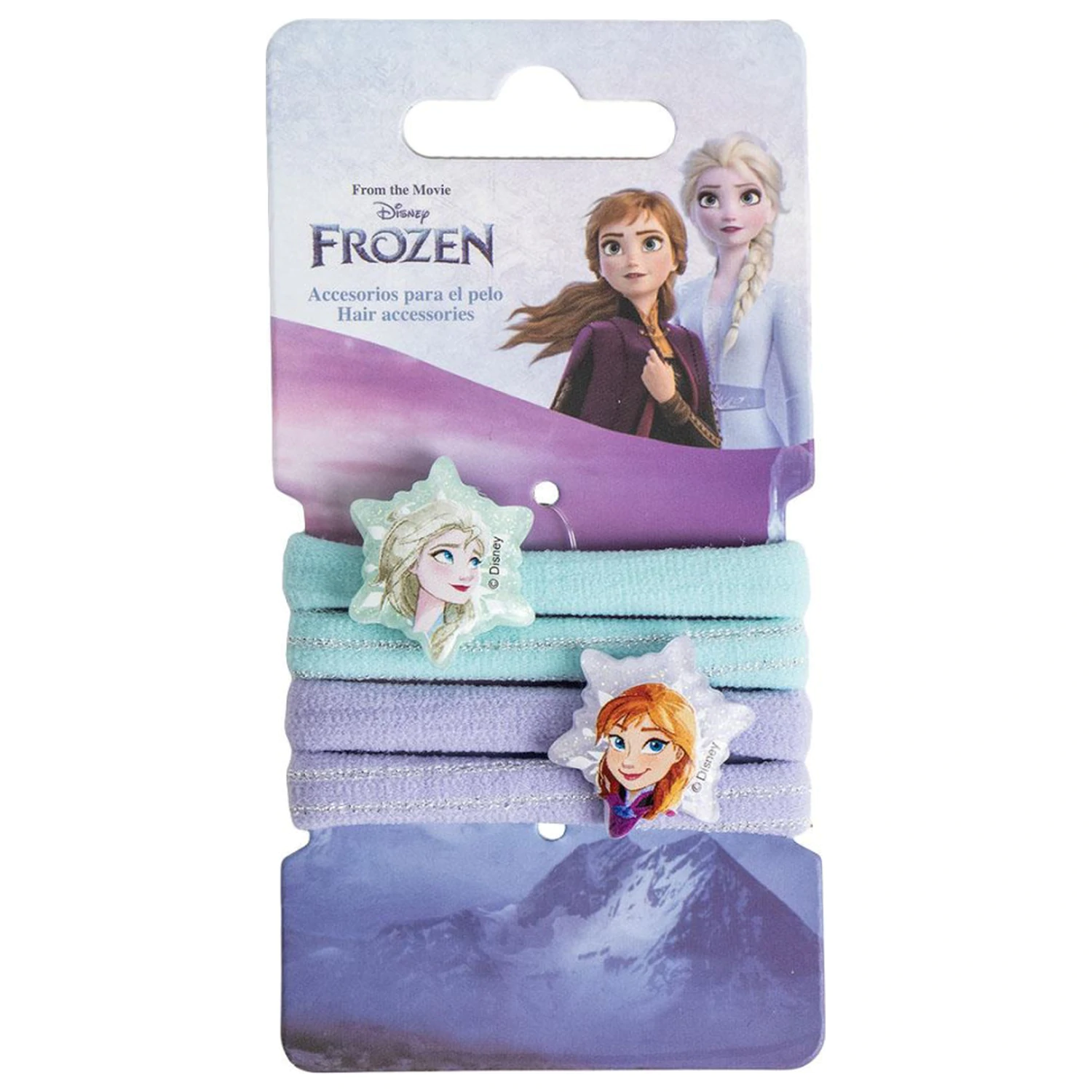 Disney Frozen Snowflakes Set 4 gumiček do vlasů fotografii produktu
