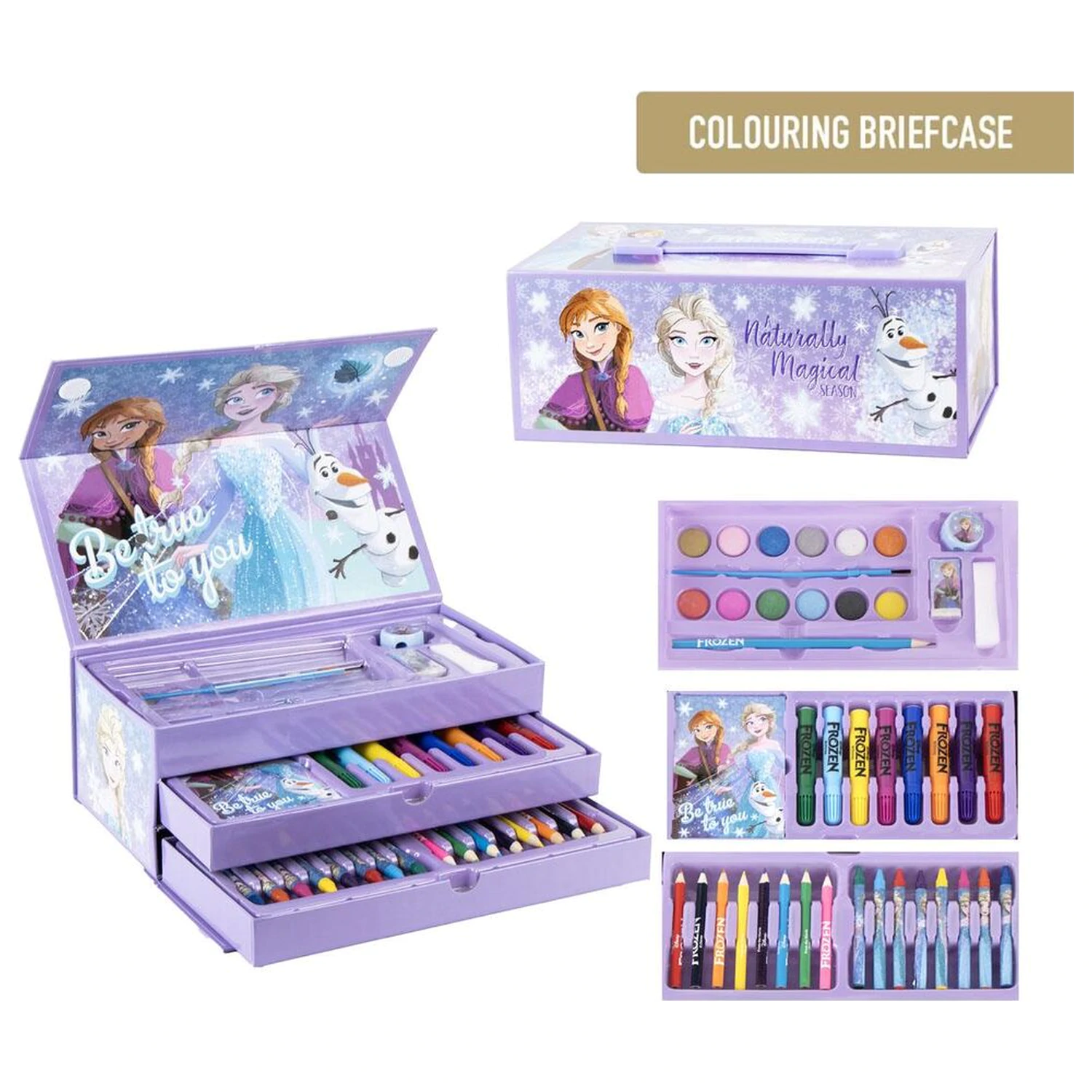 Disney Frozen pouzdro s omalovánkami a psacími potřebami fotografii produktu