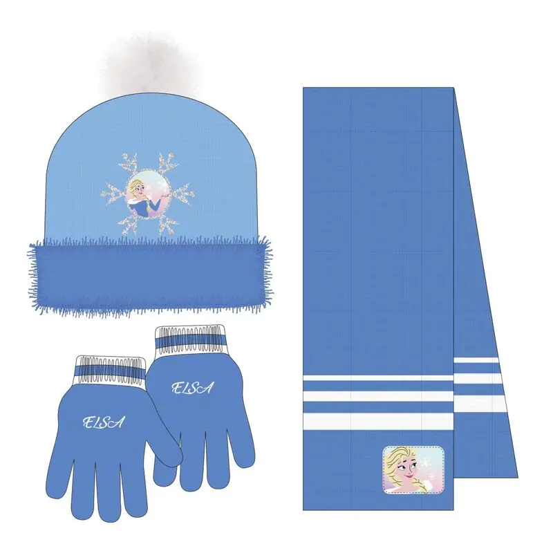 Disney Frozen zimní sada nákrčník čepice rukavice fotografii produktu