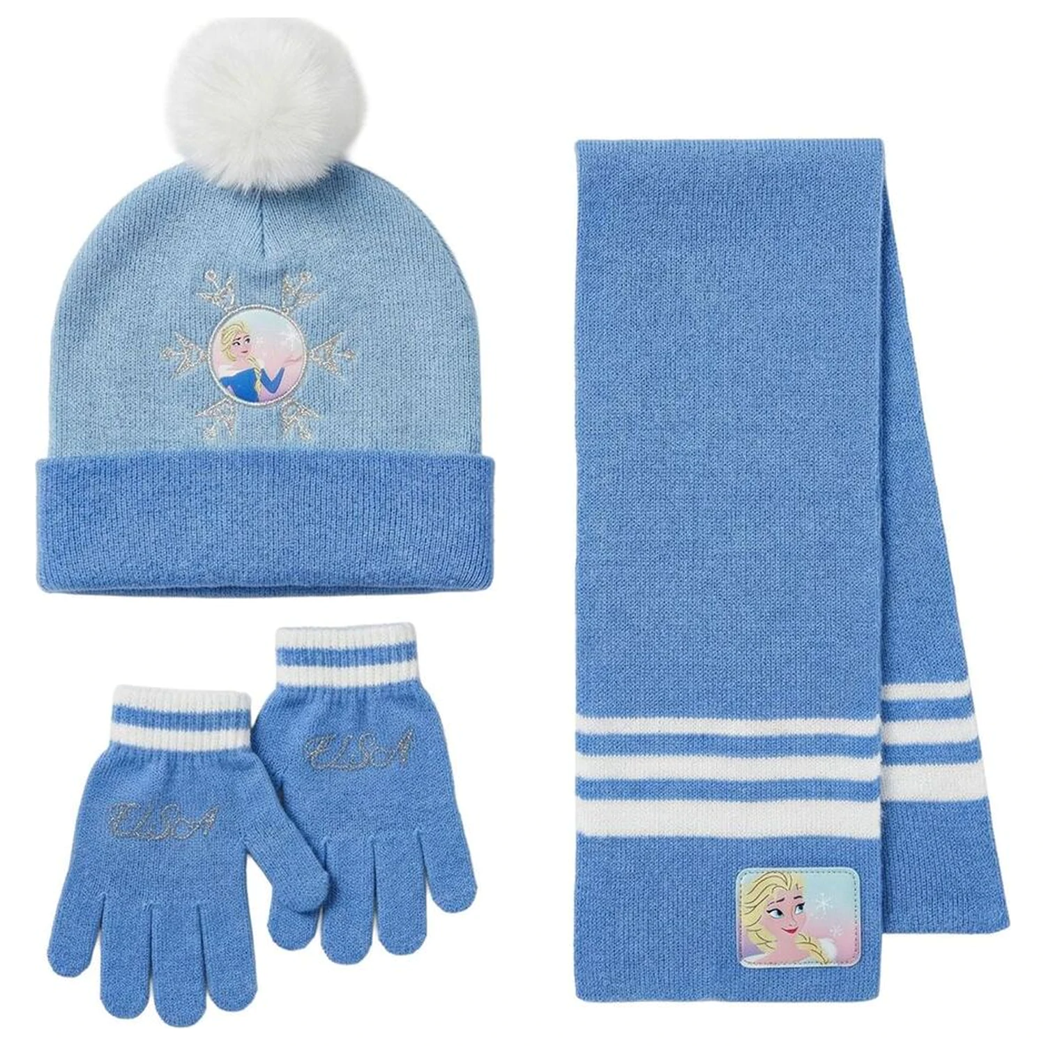 Disney Frozen zimní sada nákrčník čepice rukavice fotografii produktu