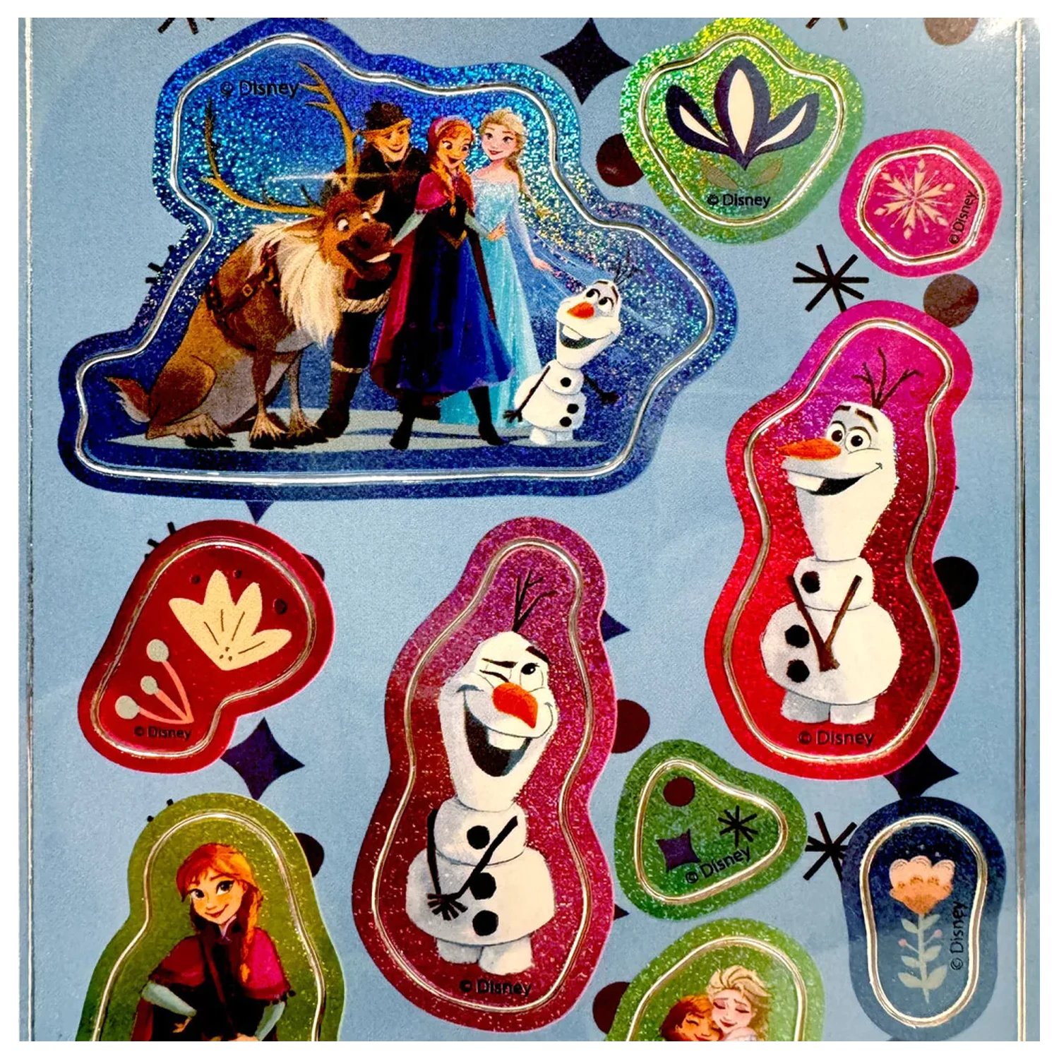 Disney Frozen Together Hologram Set samolepek fotografii produktu