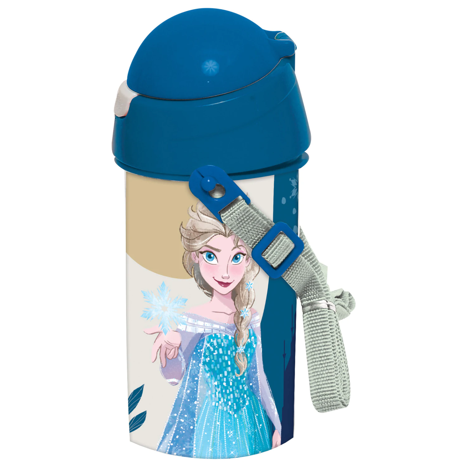 Disney Frozen Together We Lead plastová láhev s pítkem a ramínkem 500 ml fotografii produktu