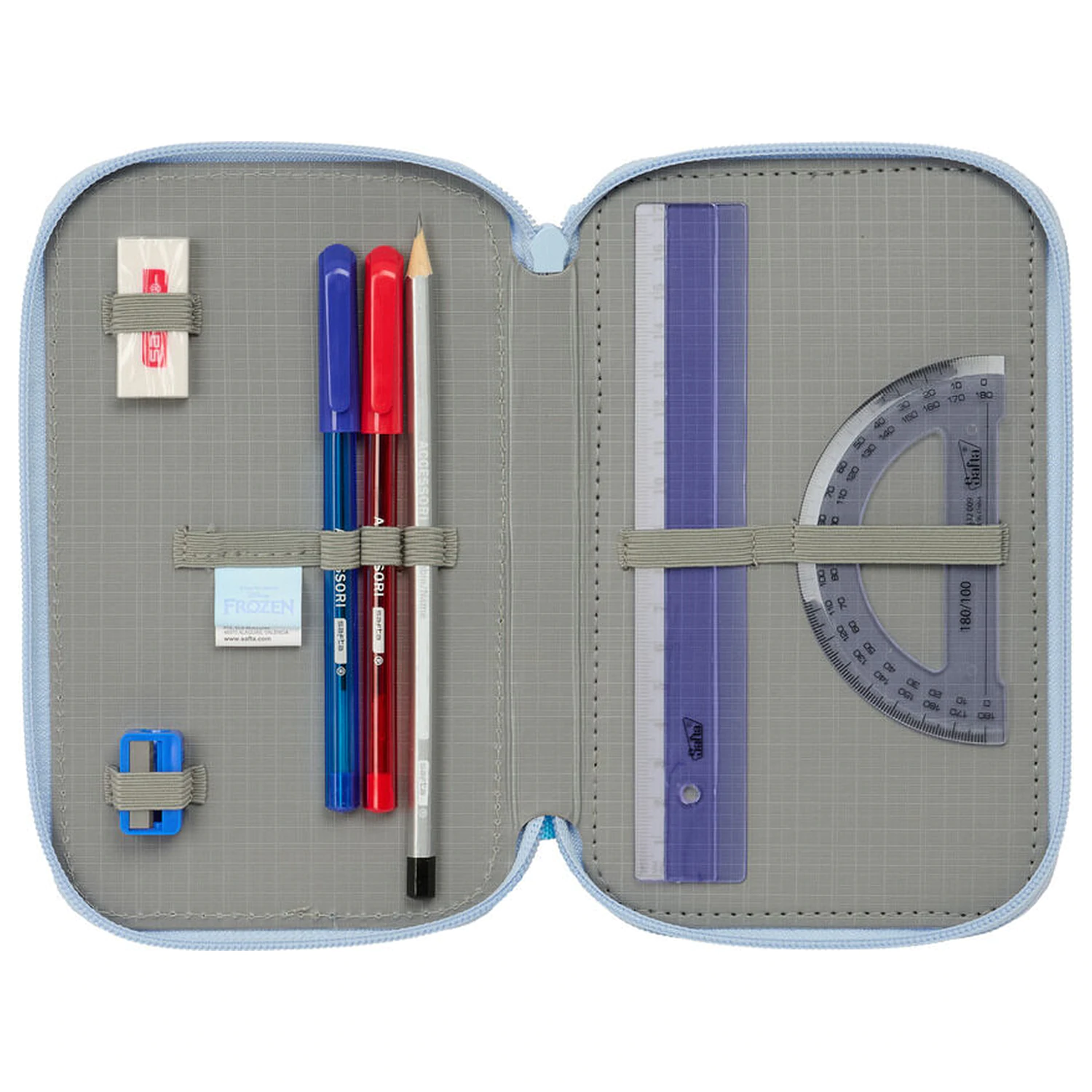 Disney Frozen trojitý penál 37 ks fotografii produktu