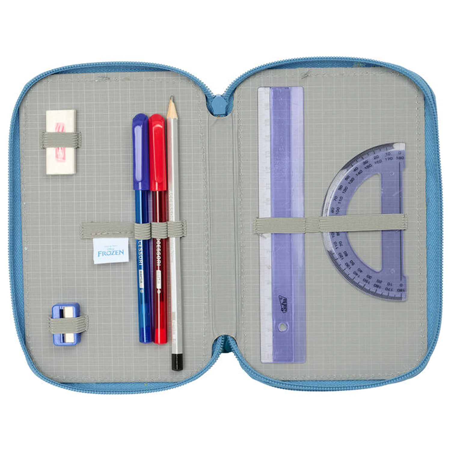 Disney Frozen trojitý penál 37 ks fotografii produktu