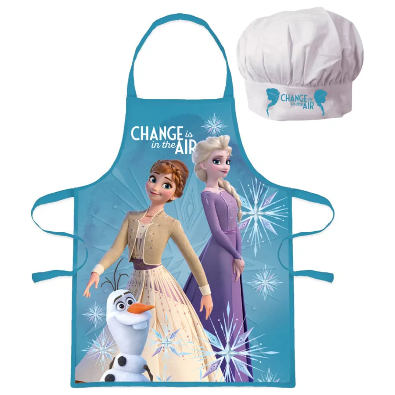 Dětská zástěra Disney Frozen White Snowflake 2dílná sada fotografii produktu