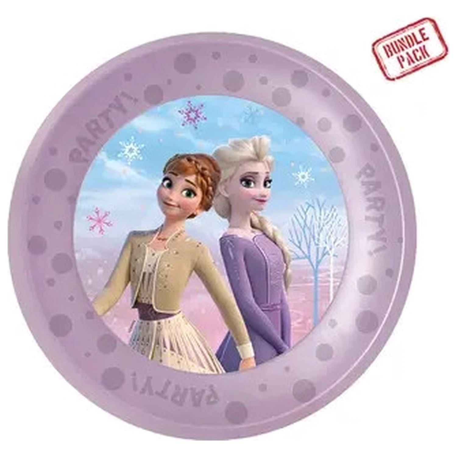 Disney Frozen Wind micro premium plastový plochý talíř 4dílná sada 21 cm fotografii produktu