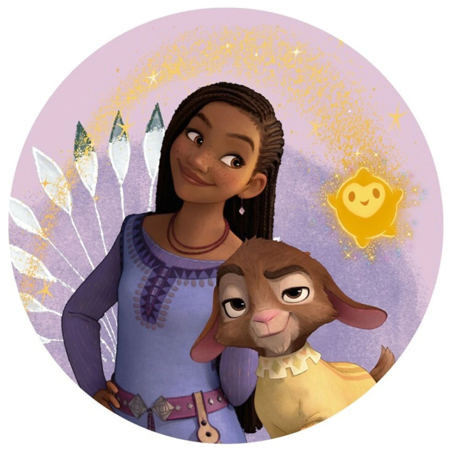 Disney Wish Dekorační polštář ve tvaru srdcí a hvězd fotografii produktu