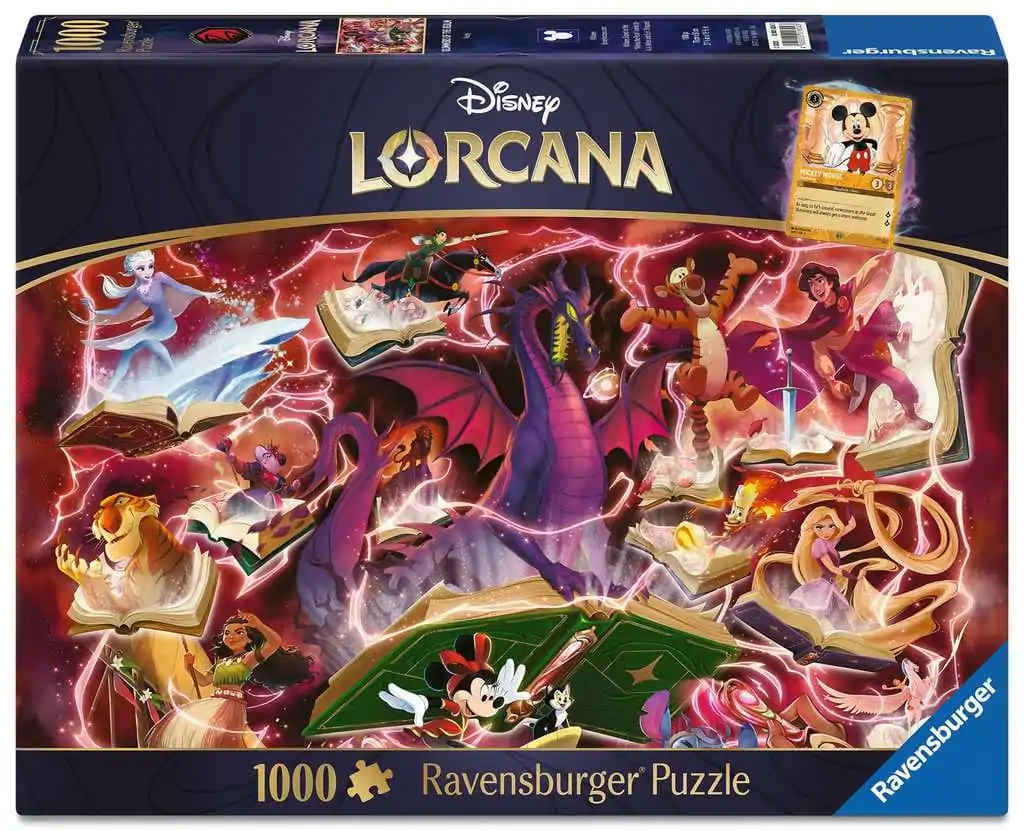 Disney Lorcana Jigsaw Puzzle Glimmers of the Realm: Ruby (1000 dílků) fotografii produktu