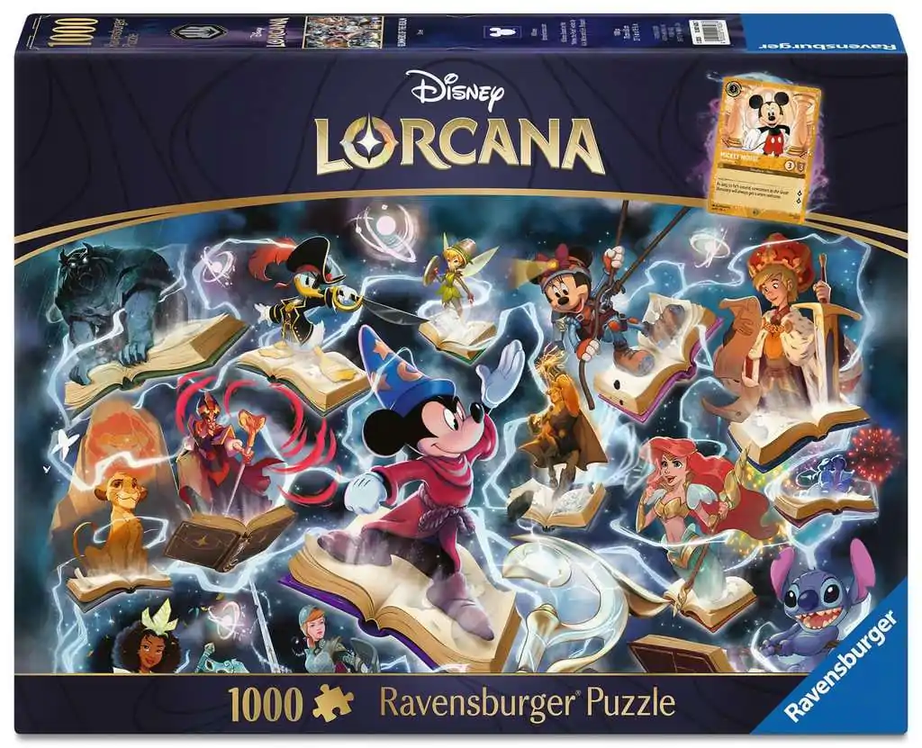 Disney Lorcana Puzzle Glimmers of the Realm: Steel (1000 dílků) fotografii produktu