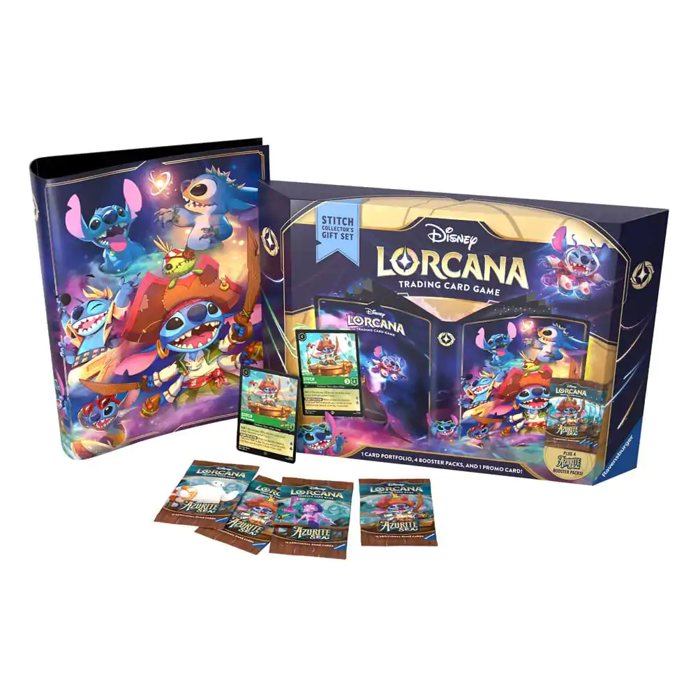 Disney Lorcana TCG Azurite Sea Dárková Sada Stitch *Anglická Verze* fotografii produktu