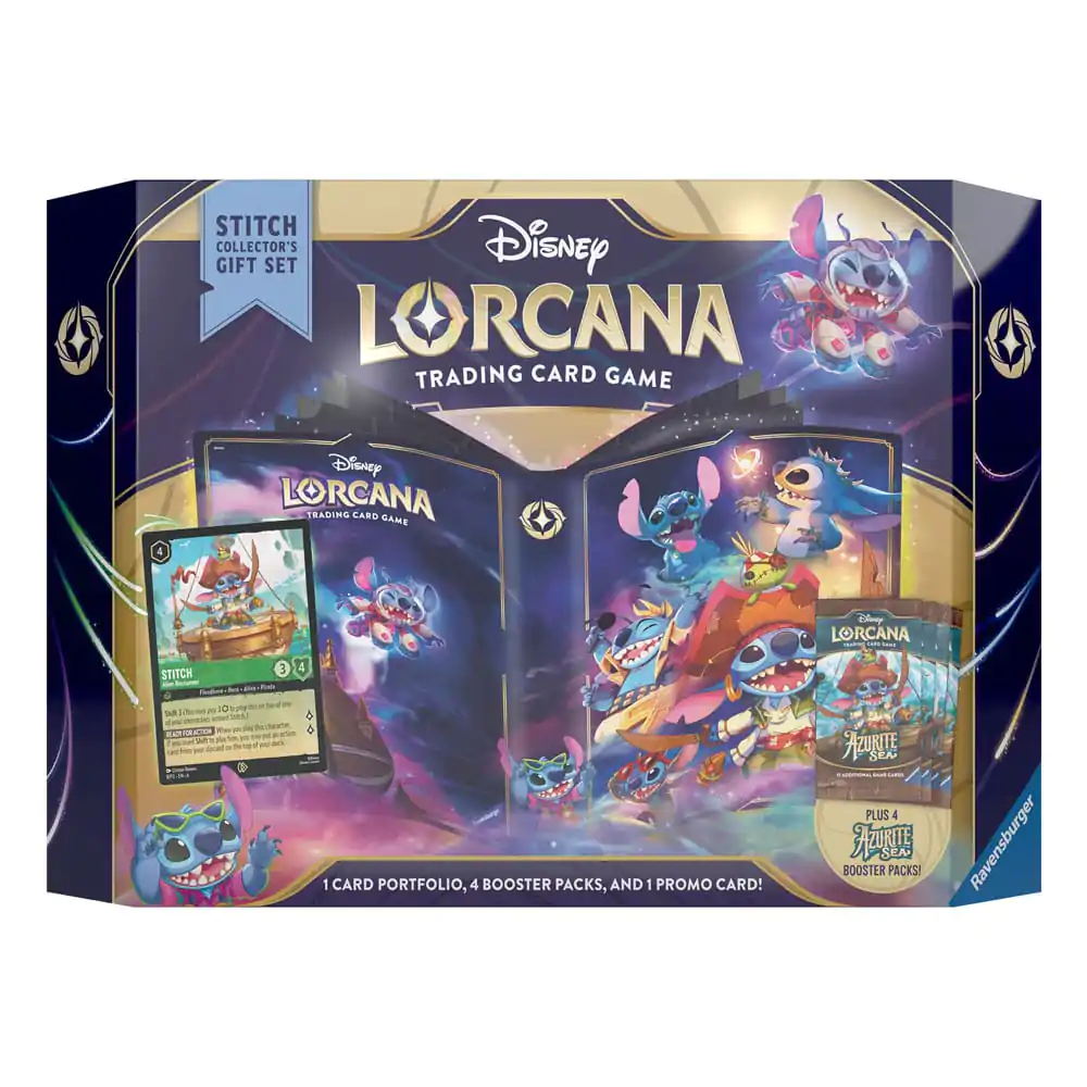 Disney Lorcana TCG Azurite Sea Dárková Sada Stitch *Anglická Verze* fotografii produktu