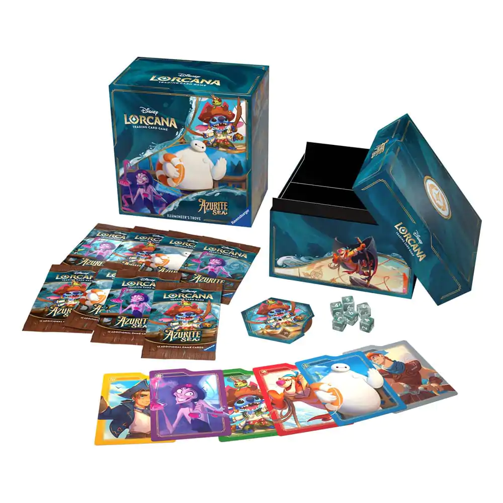 Disney Lorcana TCG Azurite Sea llumineer's Truhla *Anglická Edice* fotografii produktu