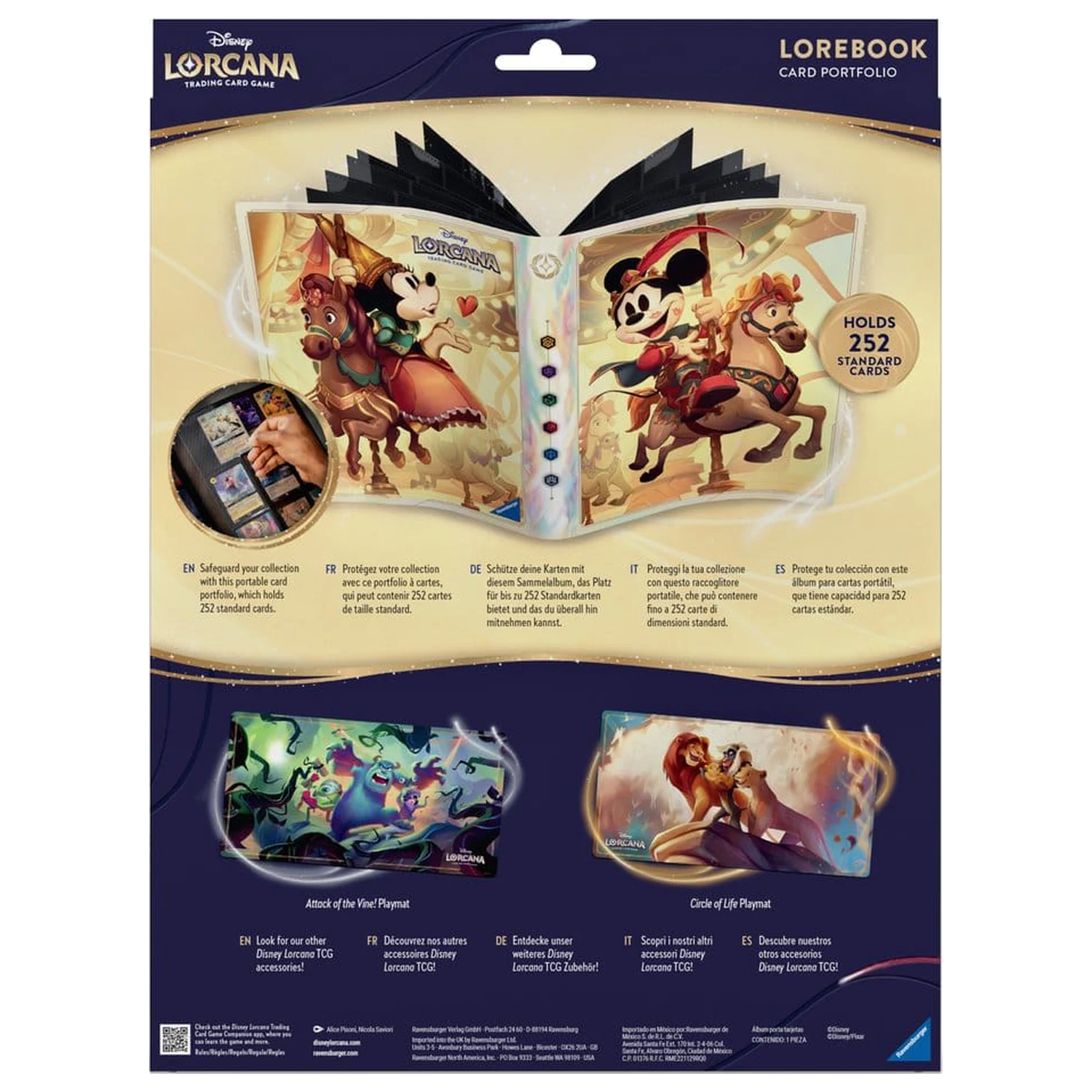 Disney Lorcana TCG Card Portfolio Mickey & Minnie fotografii produktu